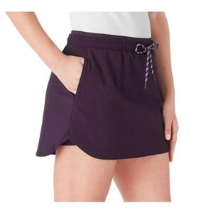 Members Mark Woven Trek Skort Stretch  Athleisure‎  Purple Tennis Golf XXL NWOT